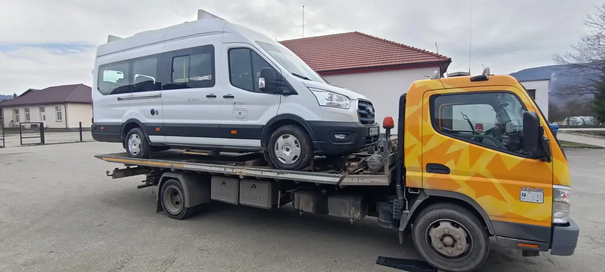 Vehicul tractat în siguranță